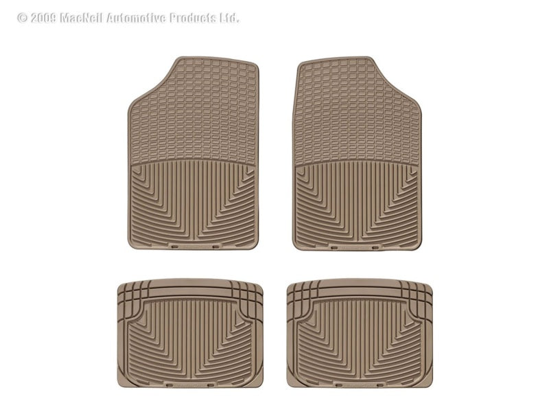 WT Rubber Mats - Rear - Tan-thumbmail-2