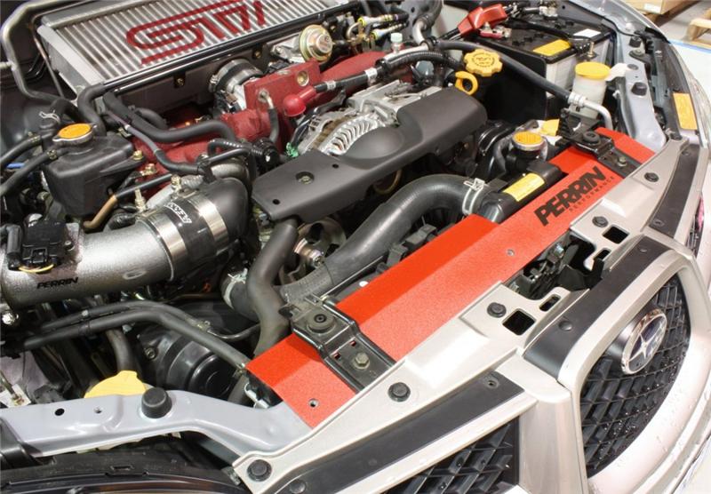 Perrin 02-07 WRX/STi Red Radiator Shroud-thumbmail-3