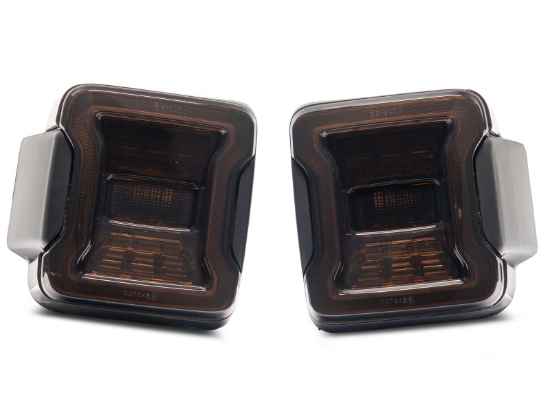 Raxiom 18-26 Jeep Wrangler JL LED Tail Lights- Red Housing- Smoked Lens-thumbmail-2
