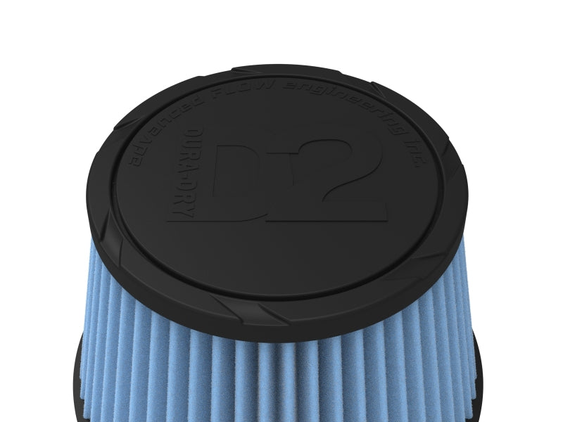 aFe POWER Universal Clamp-On Air Filter w/ D2 Dura-Dry Media - 6in F x 7.5in B x 5.5in T x 5in H-thumbmail-4