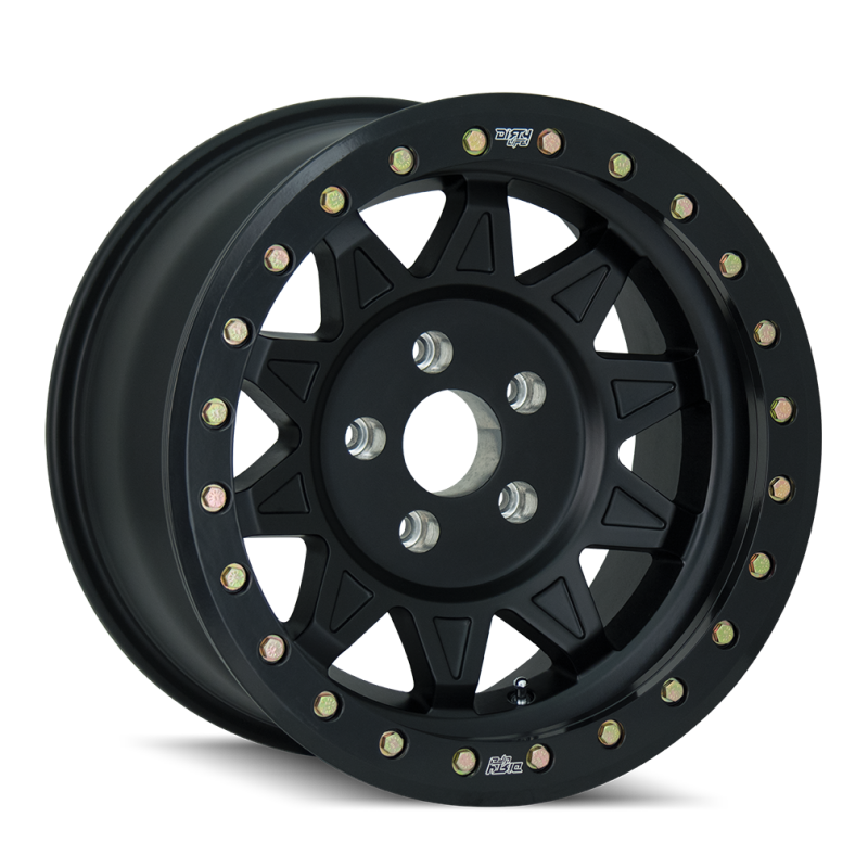 Dirty Life 9302 Roadkill Race 17x9/6x139.7 BP/-14mm Offset/106mm Hub Matte Black Wheel - Beadlock-thumbmail-2