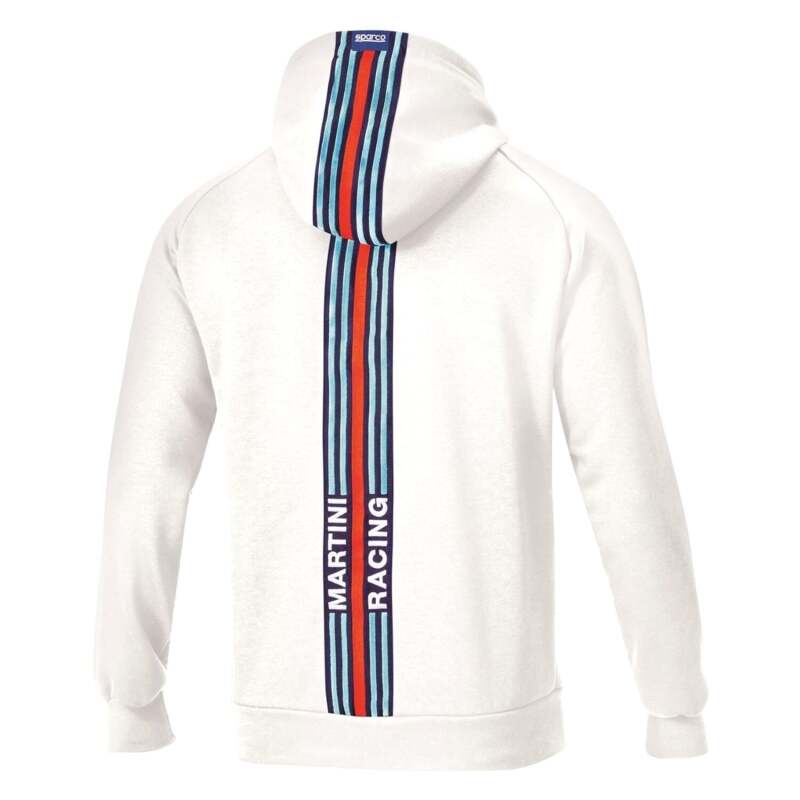 Sparco Hoodie Martini Stripes XL - White-thumbmail-2