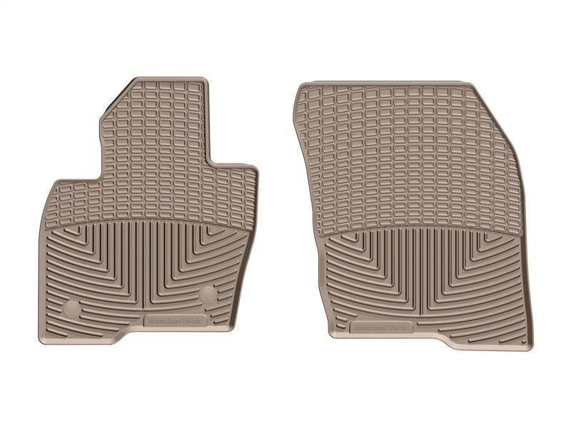 WeatherTech 2015+ Ford Edge Front Rubber Mats - Tan-thumbmail-1