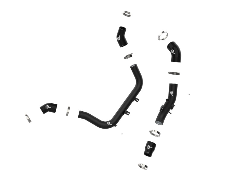 aFe BladeRunner Aluminum Hot and Cold Charge Pipe Kit Black 17-20 Hyundai Elantra GT L4-1.6L (t)-thumbmail-8
