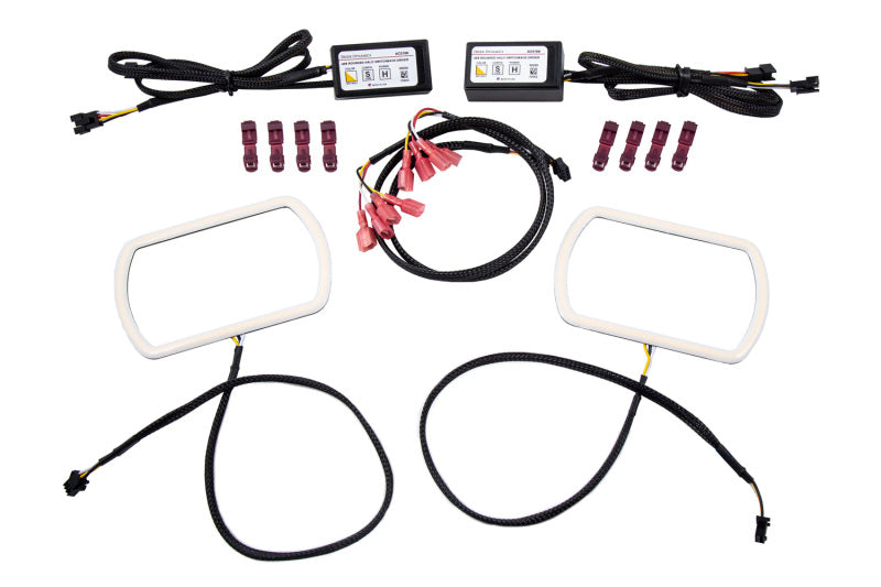Diode Dynamics Switchback Rounded Rectangle Halos – BTRcarcustoms
