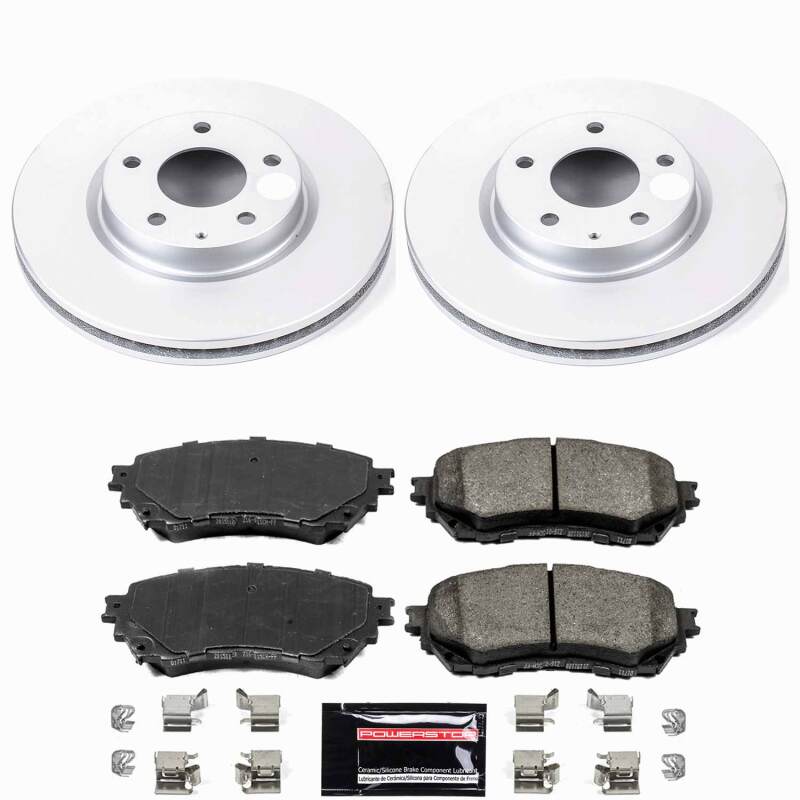 Power Stop 14-18 Mazda 6 Front Z23 Coated Brake Kit-thumbmail-1