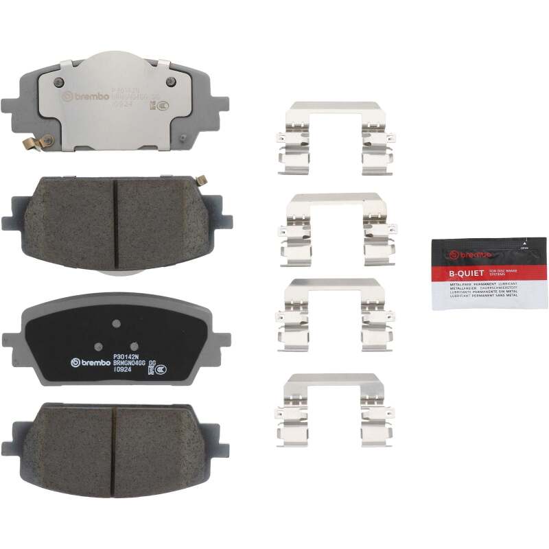 Brembo OE 22-23 Hyundai Santa Cruz/21-23 Santa Fe/21-24 Kia Sorento PRIME Ceramic Brake Pad - Front-thumbmail-2