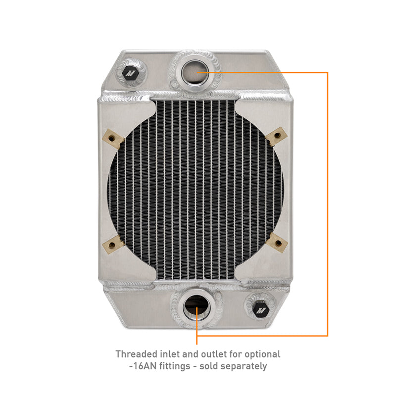 Mishimoto Universal Drag Race Performance Aluminum Radiator - Natural-thumbmail-3