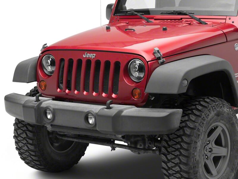 Raxiom 07-18 Jeep Wrangler JK Axial Series DB2 LED Headlights- Black Housing- Clear Lens-thumbmail-4