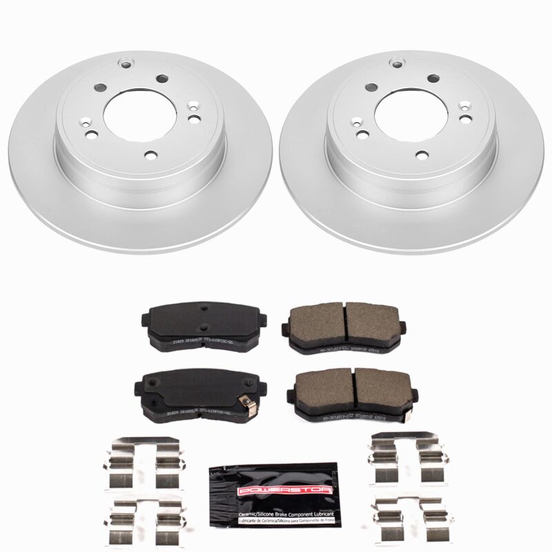 Power Stop 16-19 Hyundai Sonata Rear Z23 Coated Brake Kit-thumbmail-1