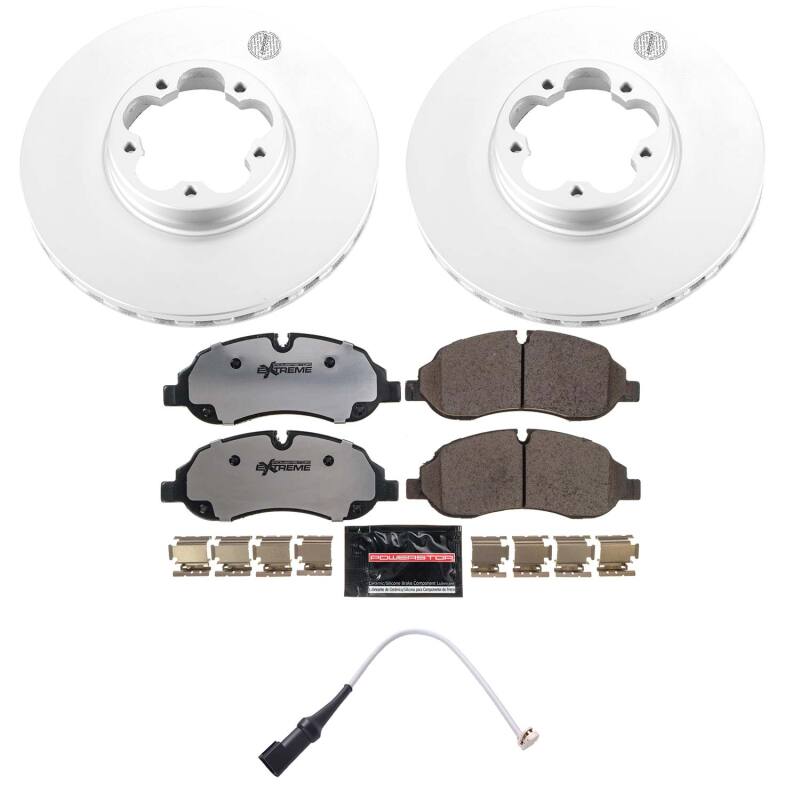 Power Stop 20-24 Ford Transit-350 HD Front Z36 Coated Truck & Tow Brake Kit-thumbmail-1