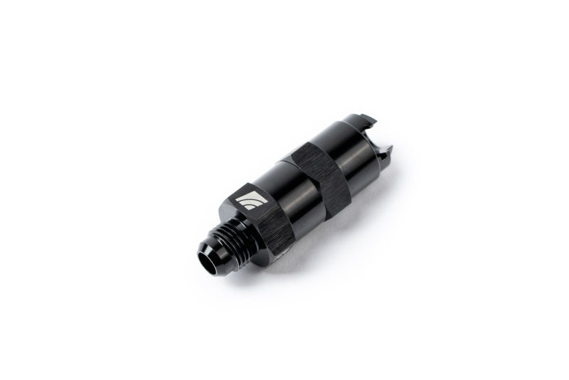 AMS Performance 5/16 Quick Connect to -6AN Inline Fuel Pulsation Damper w/ -6AN Fuel Line-thumbmail-2