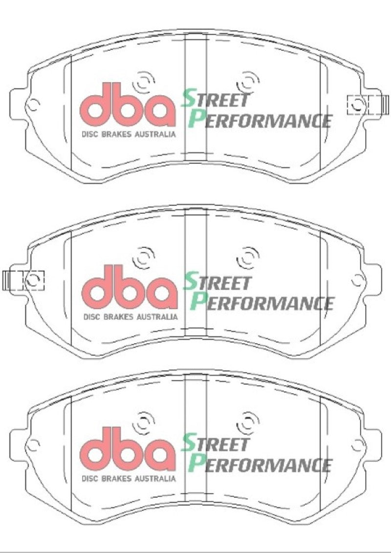 DBA 90-96 Nissan 240SX w/ABS SP Performance Front Brake Pads-thumbmail-2