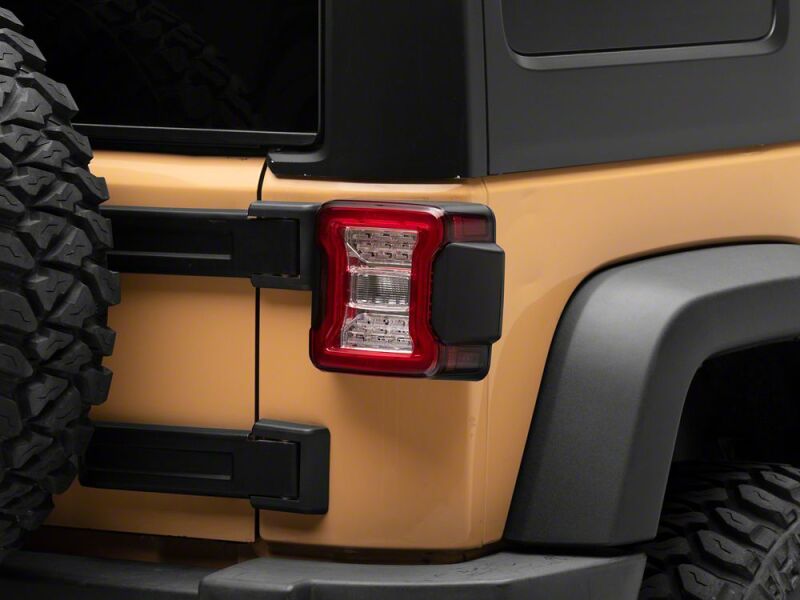 Raxiom 07-18 Jeep Wrangler JK LED Tail Lights- Clear Housing- Clear Lens-thumbmail-7