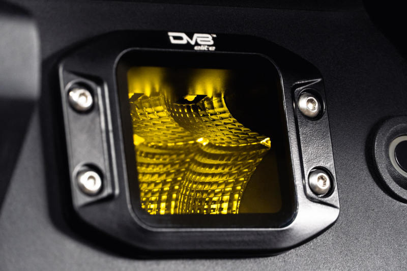 DV8 3-Inch Elite Series LED Amber Flush Mount Pod Light-thumbmail-2