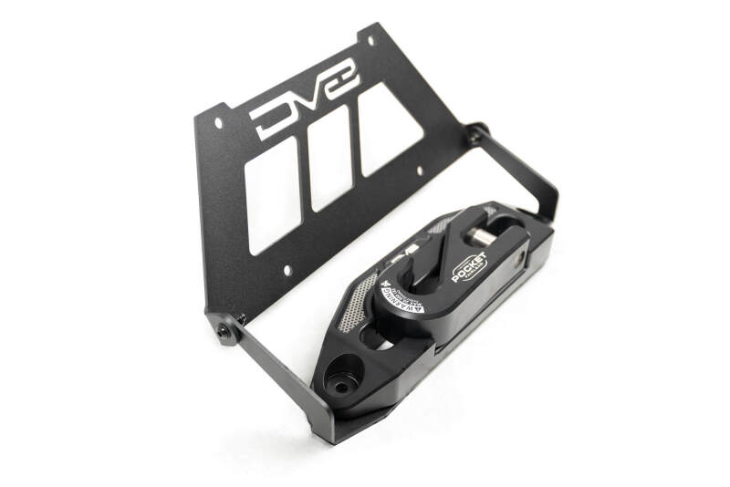 DV8 Offroad Fairlead Mounted Flip-Up License Plate Bracket-thumbmail-4