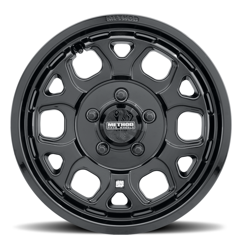 Method MR416 Bead Grip 15x7 / 6x5.5 / 74mm Offset / 78.30mm CB - Gloss Black Wheel-thumbmail-1