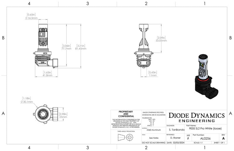 Diode Dynamics 9005/9011/H10 White SL2 Pro LED Bulbs (pair)-thumbmail-3