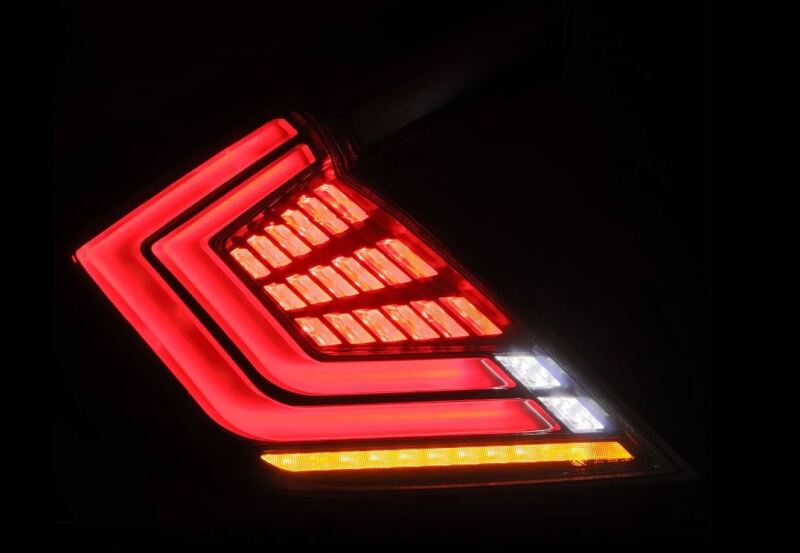 AlphaRex 16-21 Honda Civic Hatchback / Type-R FK8 Nova-Series LED Tail Lights - Black Smoke-thumbmail-3
