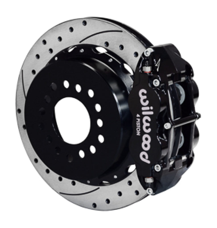 Wilwood Narrow Superlite 4R Rear Kit 14in Drilled G-Body W/ 2.62in Axle Offset-thumbmail-1