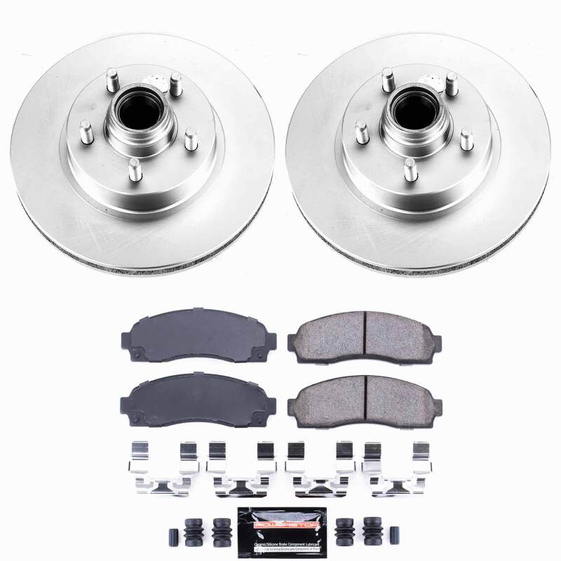 Power Stop 03-09 Ford Ranger Front Z23 Coated Brake Kit-thumbmail-1