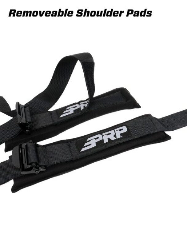 PRP 5.3x2 Harness - 5 Point Harness 3In Lap Belts 2In Shoulder Belts w/ Removable Pads-thumbmail-3