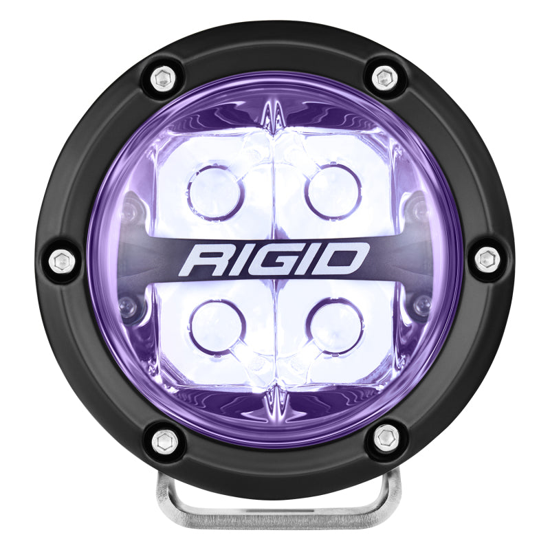 Rigid Industries 360-Series 4in LED Off-Road Spot Beam - Red Backlight (Pair)-thumbmail-3
