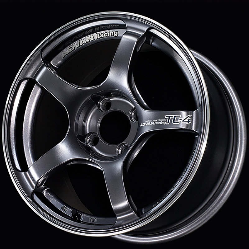 Advan TC4 16x7.5 / +35 Offset / 4x100 / 63mm Bore / Racing Gunmetallic and Ring-thumbmail-1