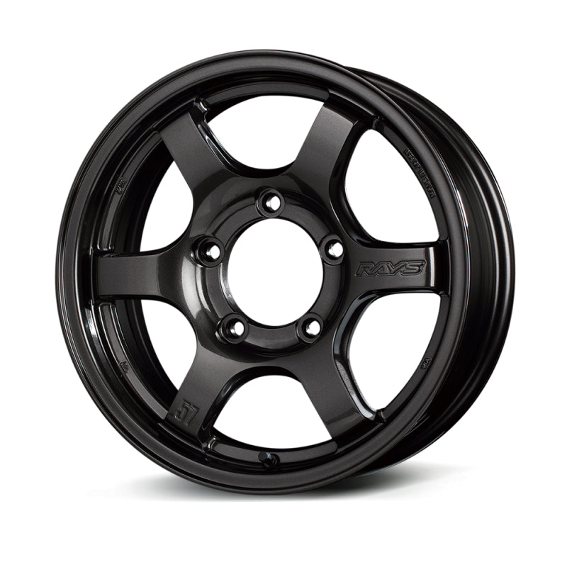 Gram Lights 57DR-X 17x8.0 +05 6-114.3 Super Dark Gunmetal Wheel-thumbmail-1