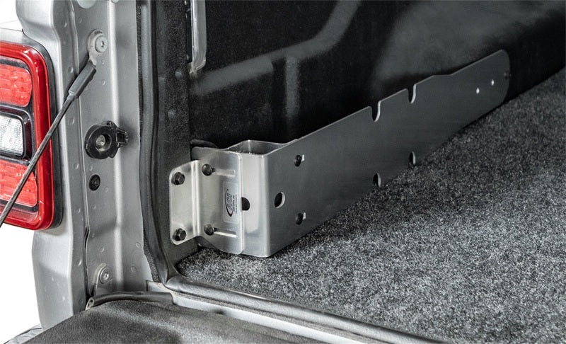 Access Universal H2 Truck Bed Storage Pocket w/ 2.5in Hitch Holder (Aluminum)-thumbmail-2
