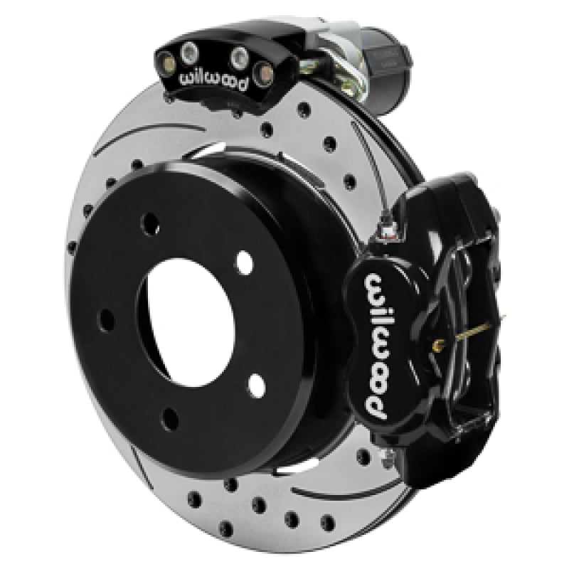 Wilwood 88-98 GM C1500 Rear Electronic Parking Brake Kit Black 12.19in SRP Rotor 3.25in Offset-thumbmail-1