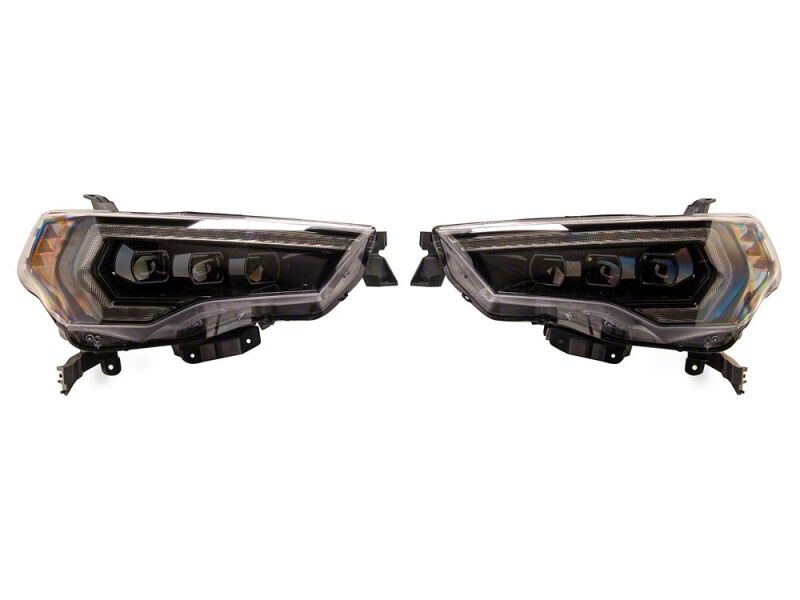 Raxiom 14-24 Toyota 4Runner CXR Series LED Headlights with Amber DRL- Black Housing- Clear Lens-thumbmail-4
