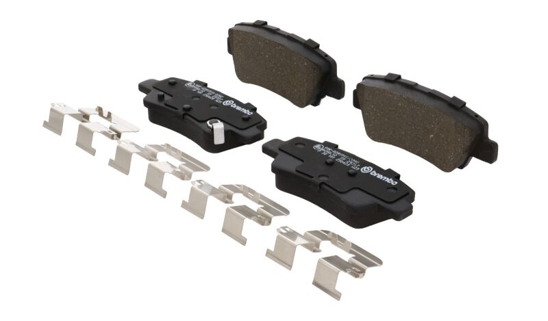 Brembo OE 21-23 Hyundai Kona/19-24 Kona Electric/19-21 Veloster Low-Met Brake Pad - Rear-thumbmail-7