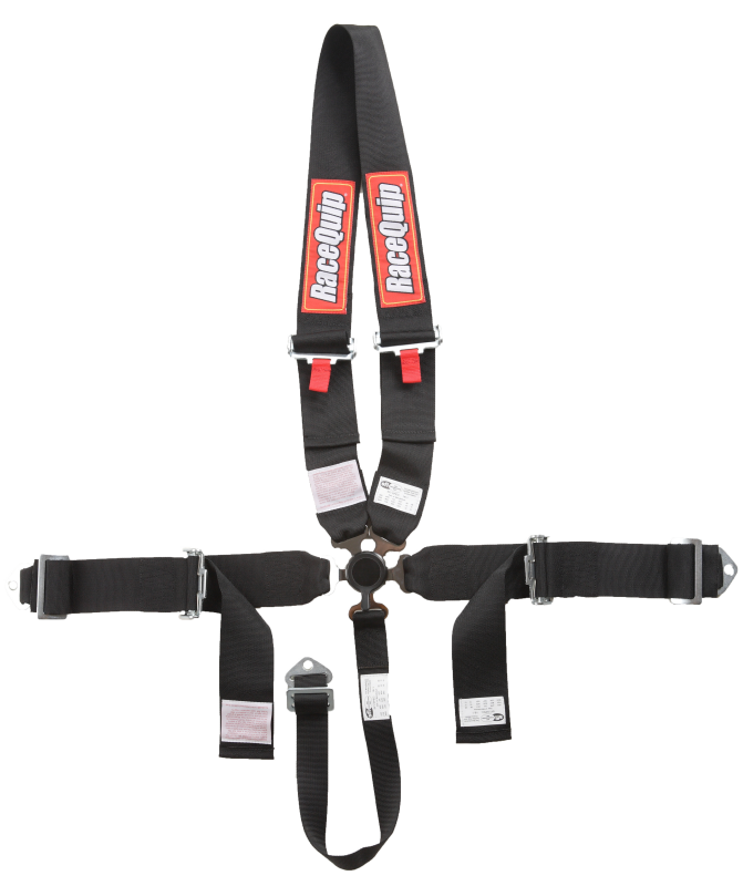 RaceQuip Black SFI CAMLOCK 5pt Dragster U Belt