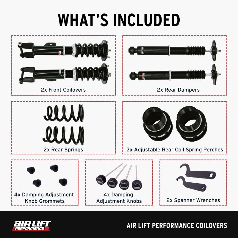 Air Lift Performance 11-23 Chrysler 300 / 15-23 Dodge Challenger Coilover Kit-thumbmail-5
