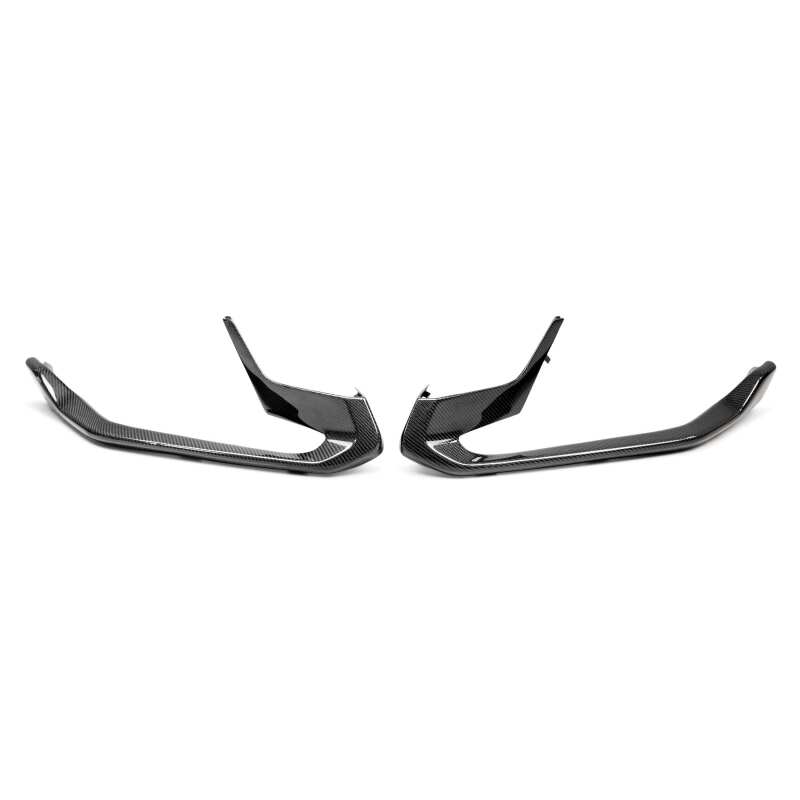 Anderson Composites 20-22 Ford Mustang Shelby GT500 Carbon Fiber Front Bumper Trim-thumbmail-1