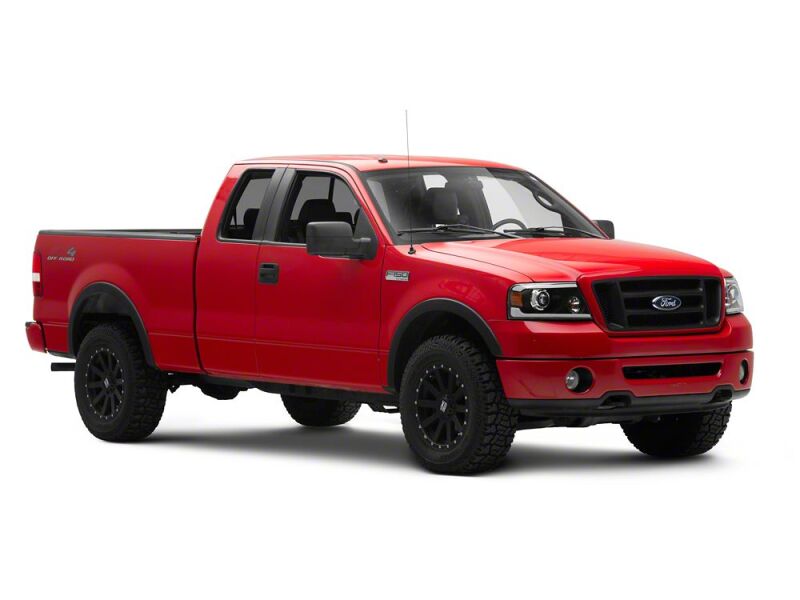 Raxiom 04-08 Ford F-150 Axial Series LED Proj Hlights/Seq LED Bar- Black- Clear Lens-thumbmail-2