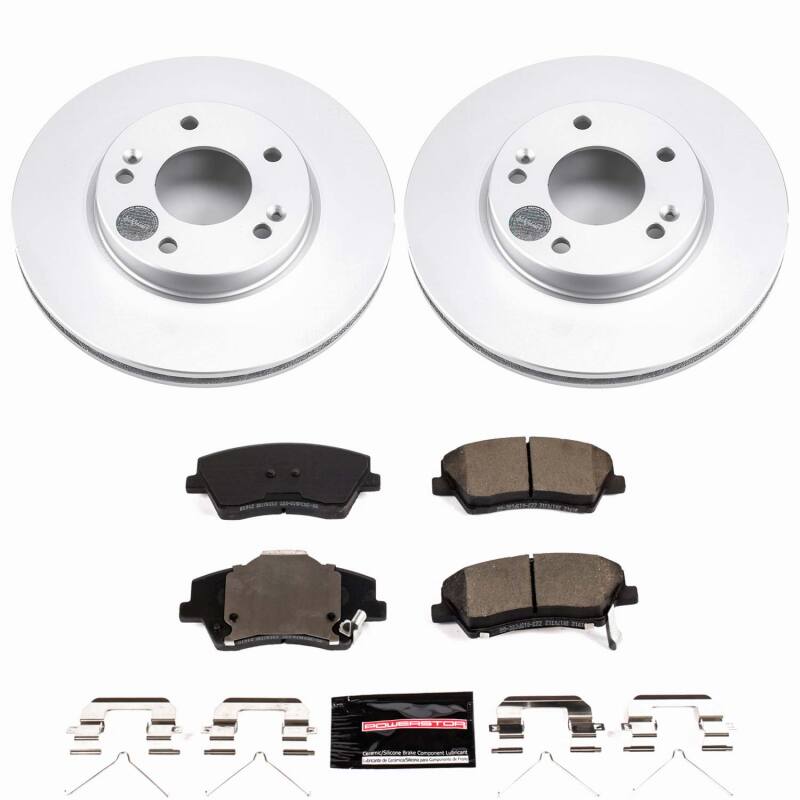 Power Stop 17-22 Hyundai Ioniq Front Z23 Coated Brake Kit-thumbmail-1