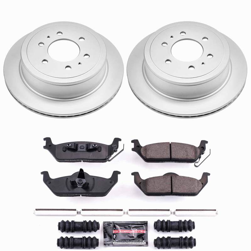 Power Stop 04-11 Ford F-150 Rear Z23 Coated Brake Kit-thumbmail-1