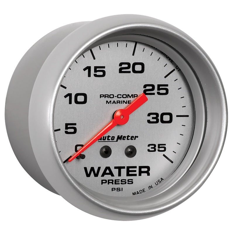 Autometer Ultra-Lite 2 5/8in Mechanical 35 PSI Water Pressure Gauge-thumbmail-3