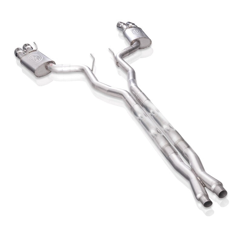 Stainless Works 18-21 Ford Mustang GT 3in Legend Series Catback X-Pipe w/Quad Tips w/o Active Valves-thumbmail-8