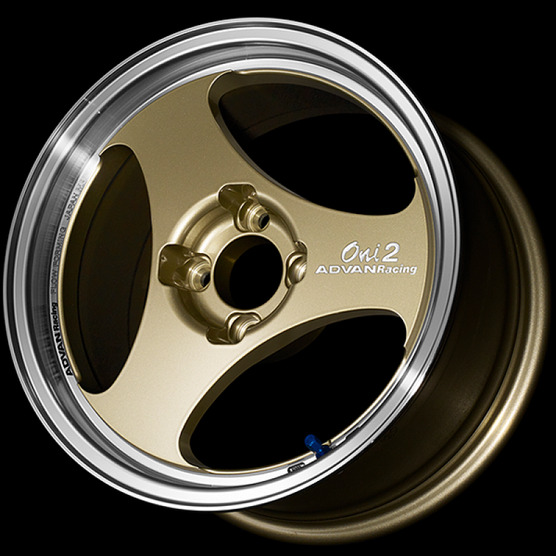 Advan ONI2 15x7.0 / +42 Offset / 4-100 / 63mm Bore / Machining & Champagne Gold-thumbmail-1