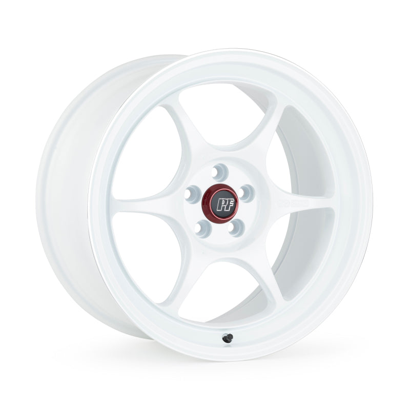 Enkei PF06 19x8 5x112 45mm Offset 75mm Bore White Wheel w/ Machined Lip (MOQ 40)