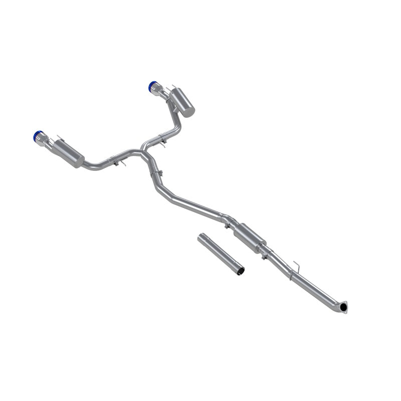 MBRP 22-24 Honda Civic SI 1.5L T304 SS 3in Cat-Back Exhaust 2.5in Dual Split Rear w/ Burnt End Tips-thumbmail-1