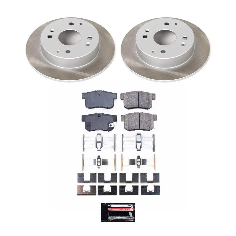 Power Stop 98-02 Honda Accord Rear Semi-Coated Rotor Kit-thumbmail-1