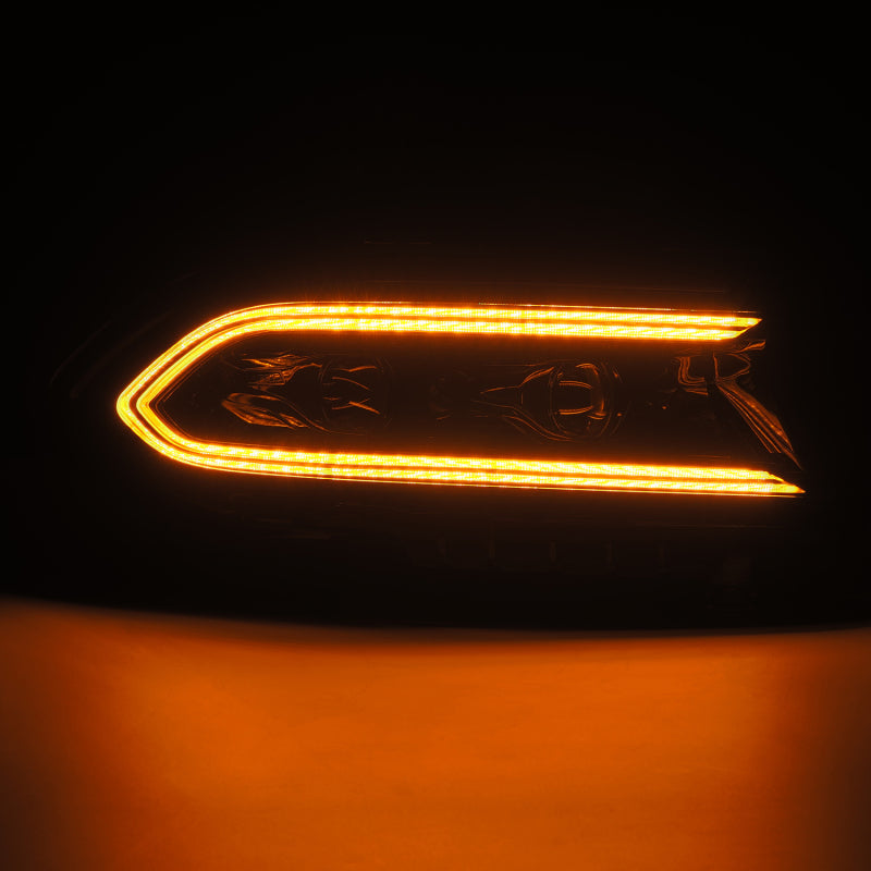 AlphaRex 15-23 Dodge Charger LUXX-Series LED Proj Headlights Black w/Activtn Lgt & Seq.Sig / SB DRL-thumbmail-5
