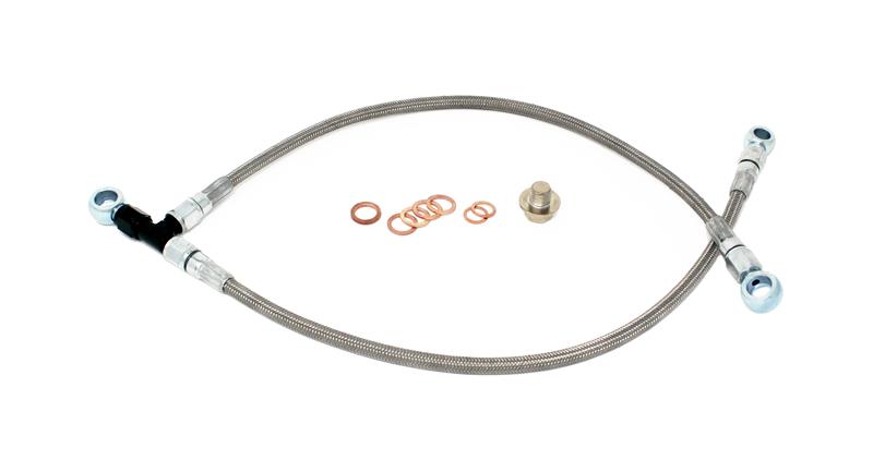 Torque Solution Turbo Oil Feed Line Kit - Subaru EJ Stock Location-thumbmail-1