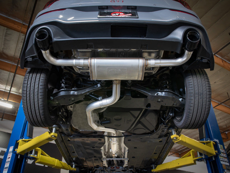 aFe 22-24 Volkswagen GTI MACH Force-Xp 3 to 2-1/2 IN Stainless Steel Cat-Back Exhaust w/Black Tip-thumbmail-4