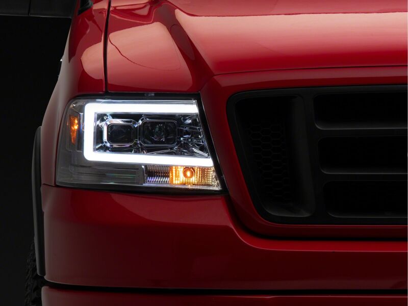 Raxiom 04-08 Ford F-150 Axial Series Projector Headlights- Chrome Housing- Clear Lens-thumbmail-3