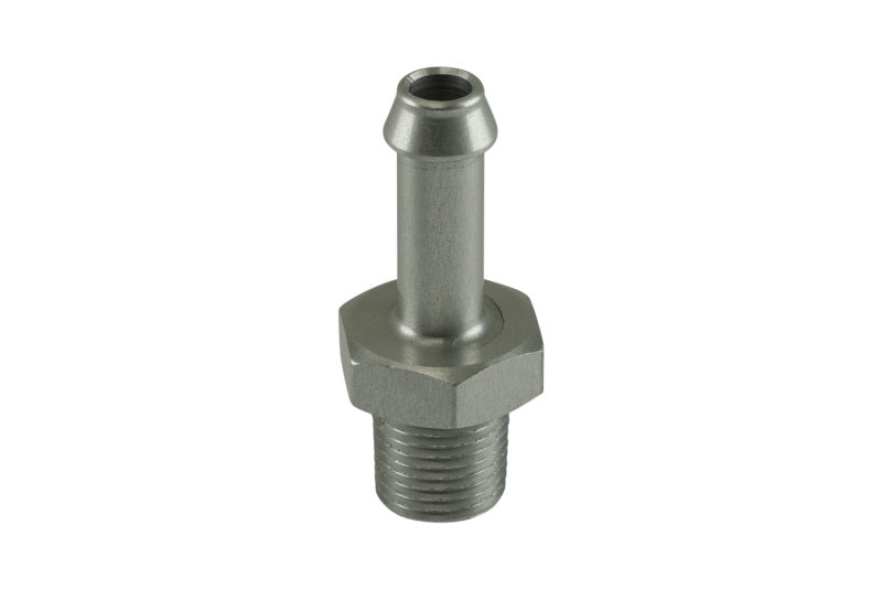 Turbosmart 6mm / 1/4in Hose End to 1/8 NPT Male Straight - Clear-thumbmail-1